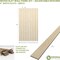 Ekena Millwork 94H x 3/8T Adjustable Wood Slat Wall Panel Kit w/ 4W Slats, Birch contains 11 Slats SWW55X94X0375BI - alternate 4